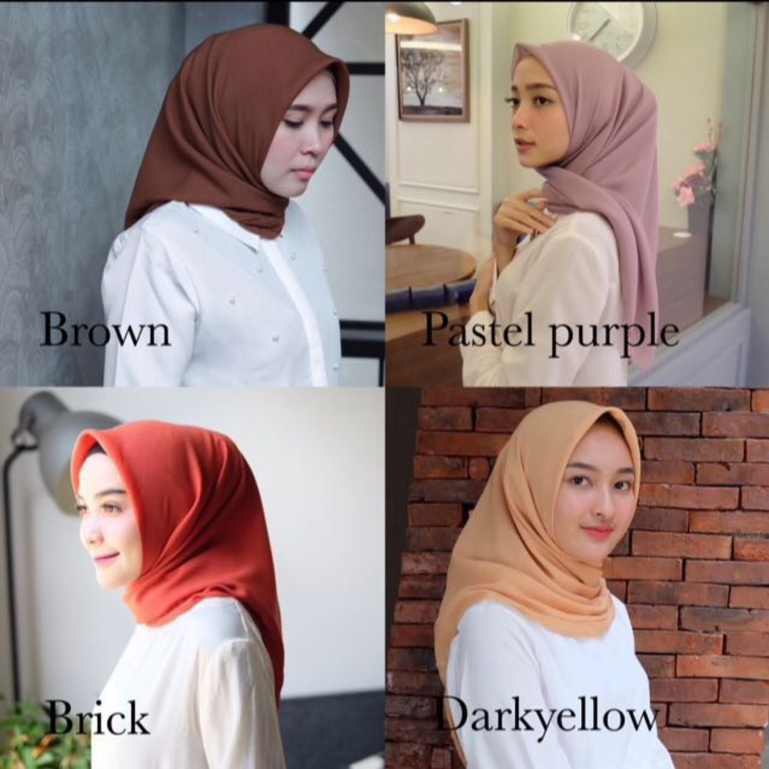 Daily Hijab Potton Shawl Bella Square Olshop Fashion Olshop