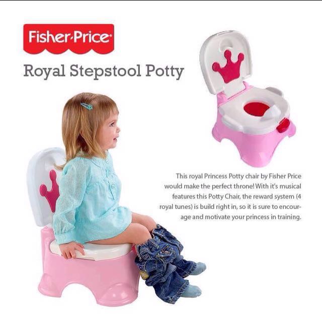 Fisher Price Pink Princess Stepstool Potty Trainer On Carousell