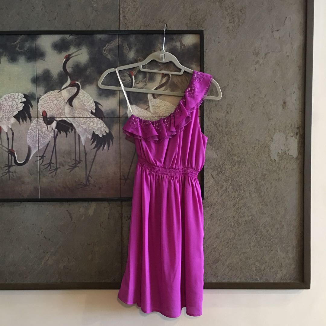 forever 21 one shoulder dresses