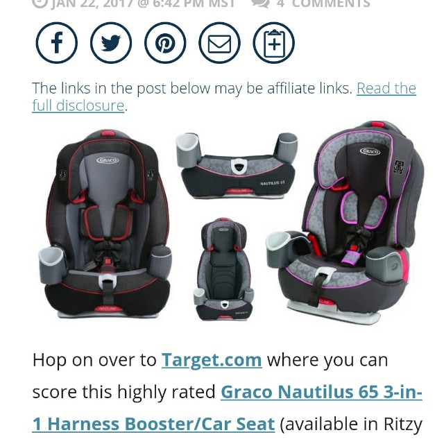 Graco nautilus ritzy red clearance