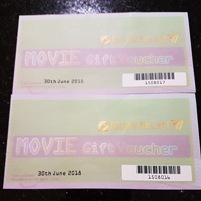 GV Movie Vouchers, Hobbies & Toys, Memorabilia & Collectibles, Fan