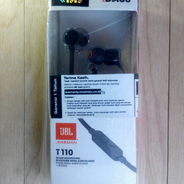 harga headset jbl t110 original