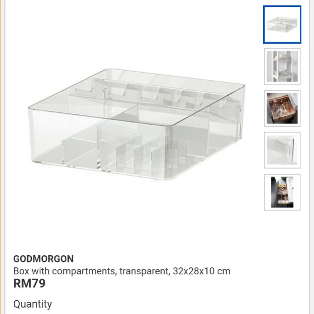 Ikea Makeup Organizer, Furniture & Home Living, Home Decor