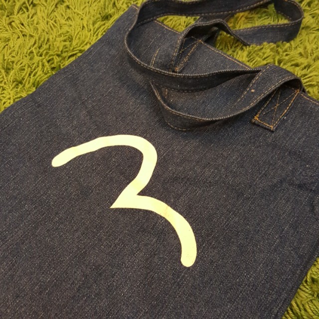 Original Evisu Jeans Tote Bag Men S Fashion Bags Wallets