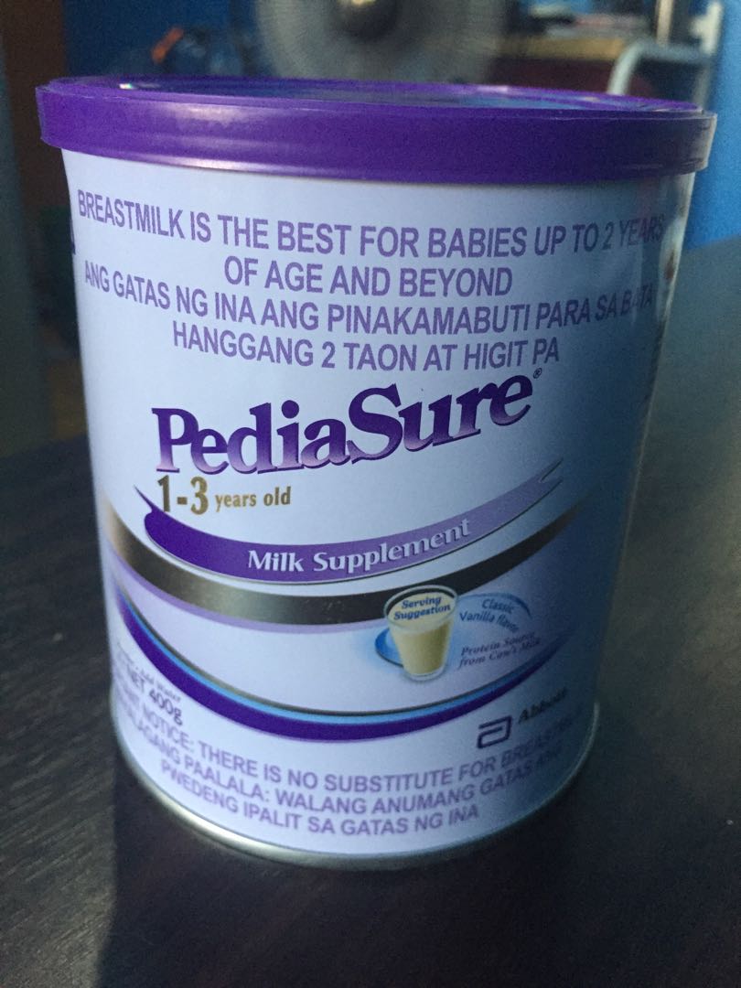 pediasure for 1 year old baby