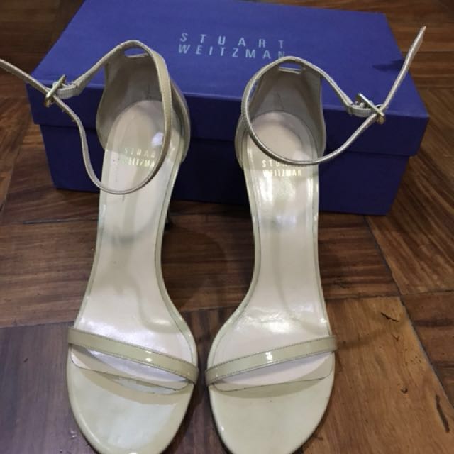 Preowned Stuart Weitzman Nudistsong 90mm Sandal in Adobe 6.5M Women s Fashion Footwear Loafers on Carousell