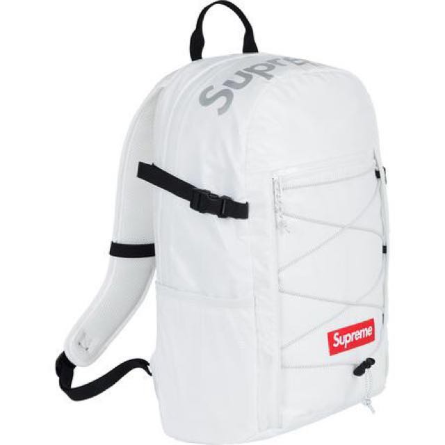 Supreme FW17 Backpack White, Men's Fashion, Bags, Backpacks on Carousell