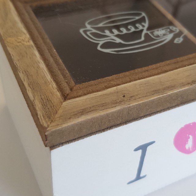 Tea Box Compartment White, Furniture & Home Living, Home Decor, Vases