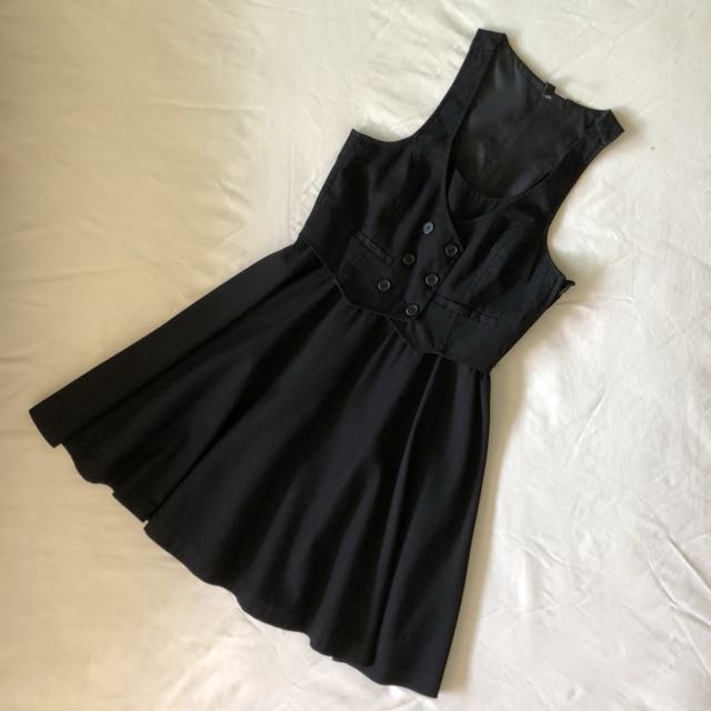 tuxedo skater dress