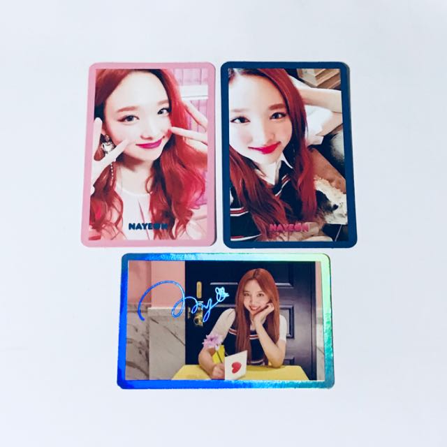 Twice 4th Mini Album Signal Photocards Nayeon Hobbies Toys Memorabilia Collectibles K Wave On Carousell