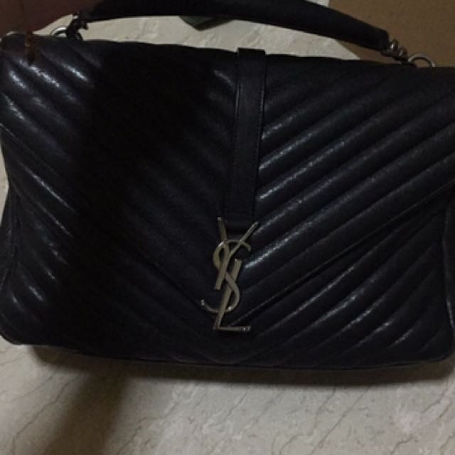 Saint Laurent Large College Bag, Luxury, Bags & Wallets on Carousell