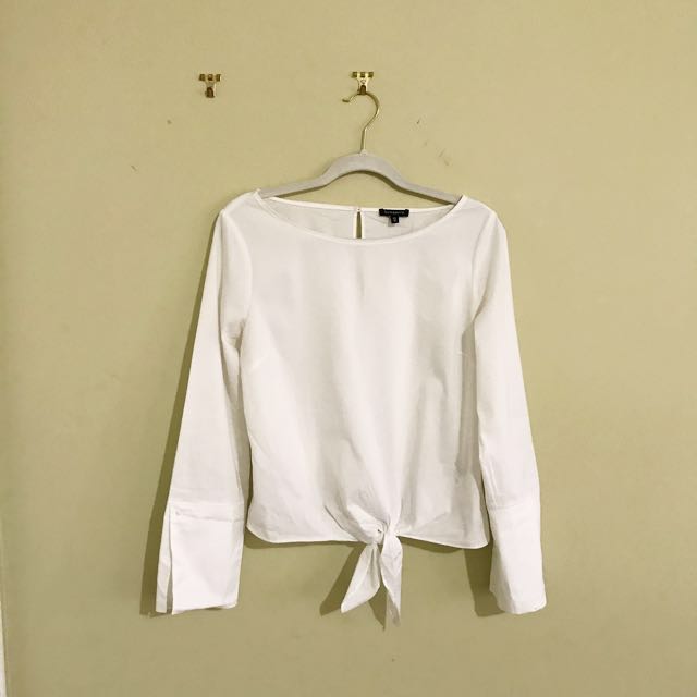 White Dynamite Tie-front Blouse, Women 