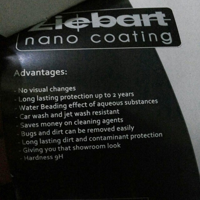 Ziebart Nano Ceramic Coating 9h Aksesoris Mobil Di Carousell