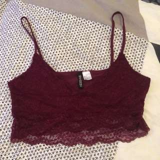 2 burgundy tops for 8$