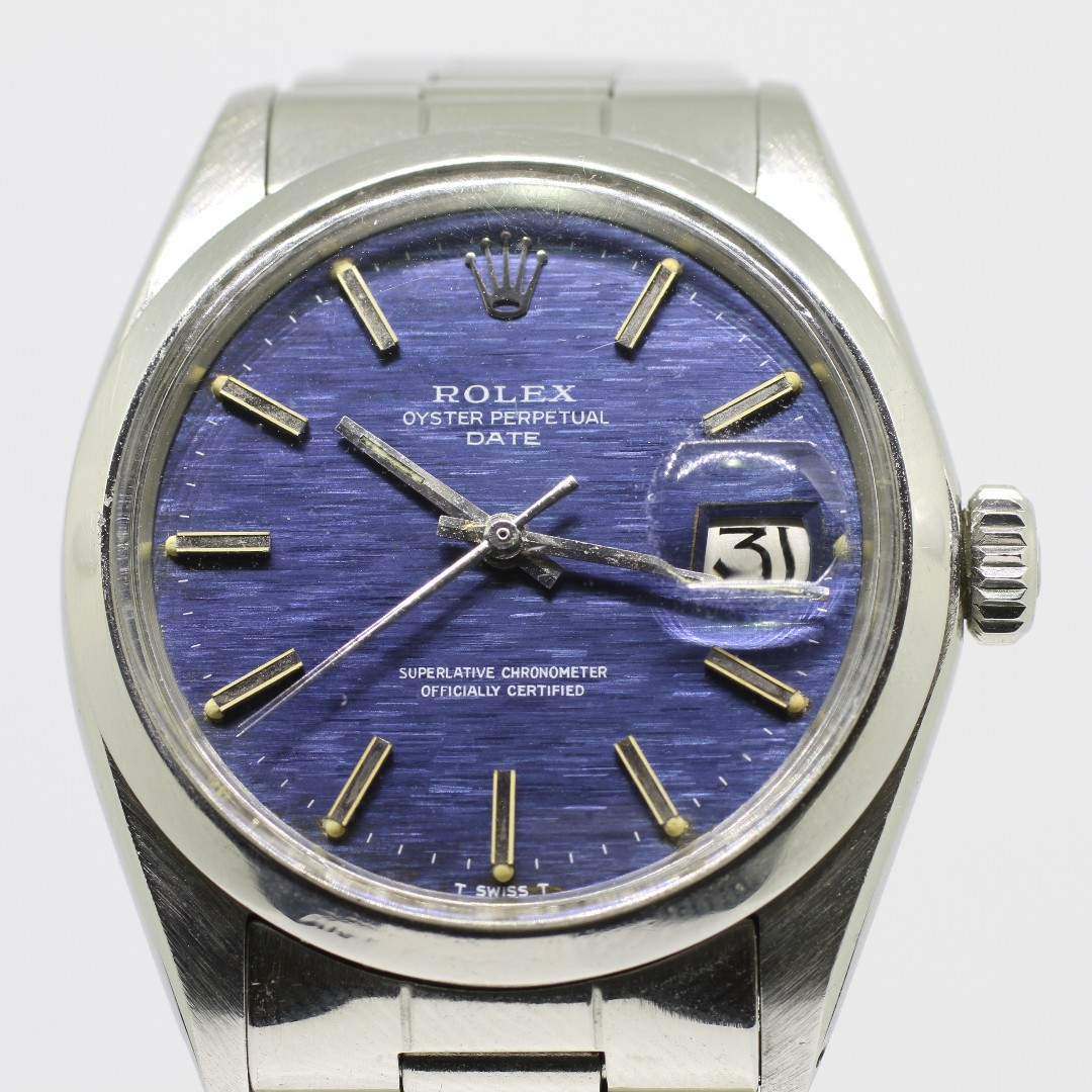 rolex date 1500 blue dial
