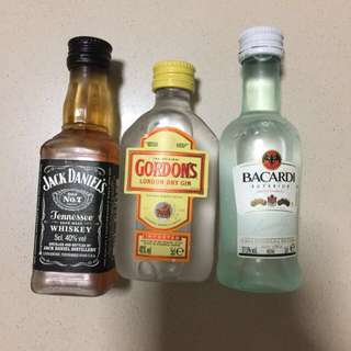 Alcohol mini Bottles