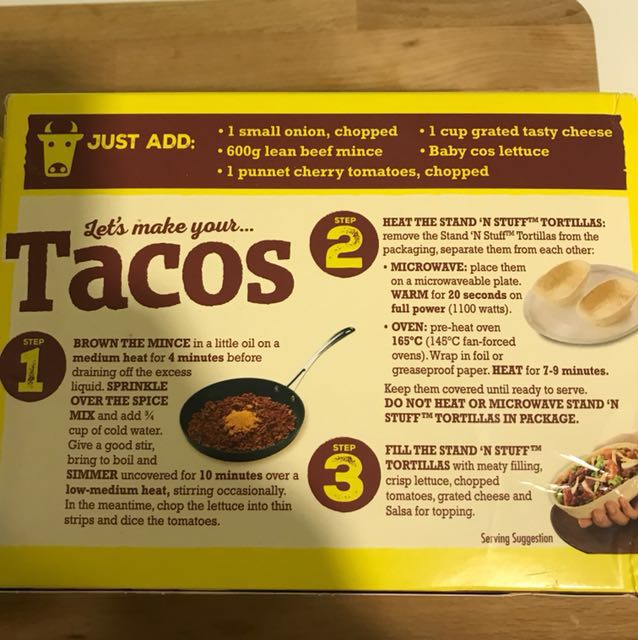 2 X Old El Paso Stand N Stuff Soft Taco Kits Food Drinks