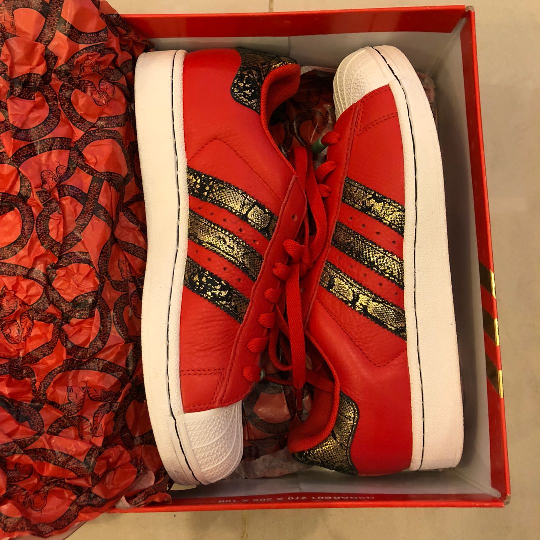 Adidas superstar hotsell ii mens red