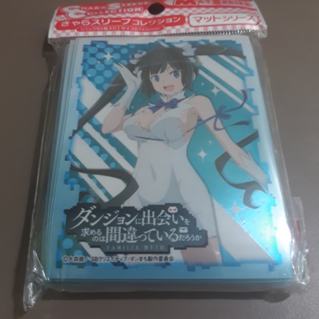 Anime Card Sleeve Danmachi Hestia Familiar Myth Sword Oratoria Entertainment J Pop On Carousell I'm so bored yesterday, so i found this on twitter and decide to make it's vector. anime card sleeve danmachi hestia familiar myth sword oratoria