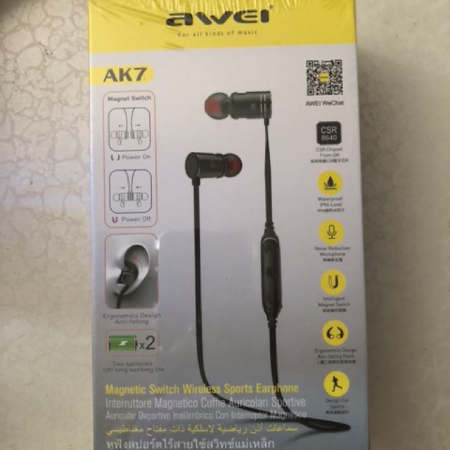 AWEI AK 7 Bluetooth Headset