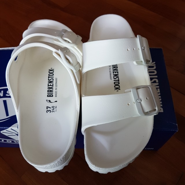 Birkenstock Arizona Eva Sandals White Waterproof Slippers Size 37