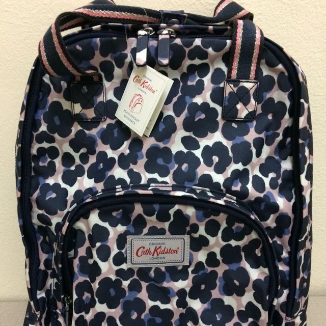 cath kidston leopard print backpack