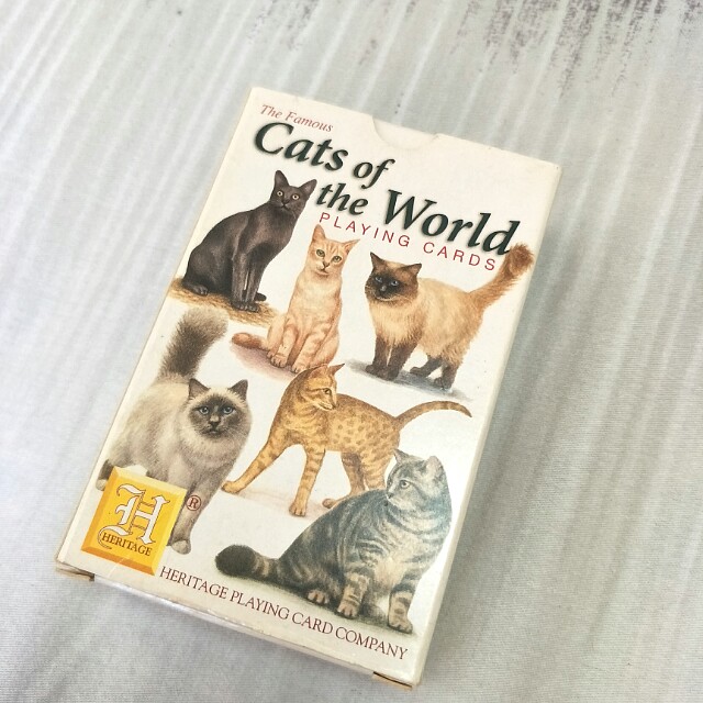 Cats Of The World Playing Cards New