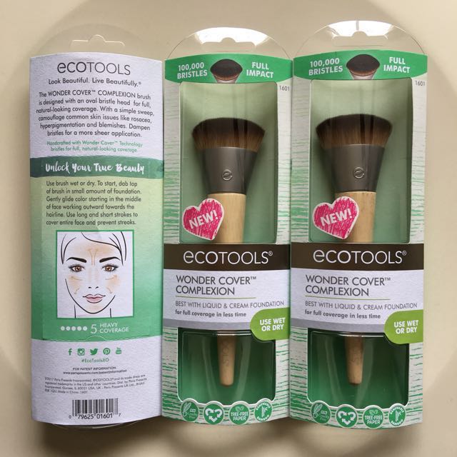 Ecotools Wonder Cover Complexion Brush Health Beauty Makeup On