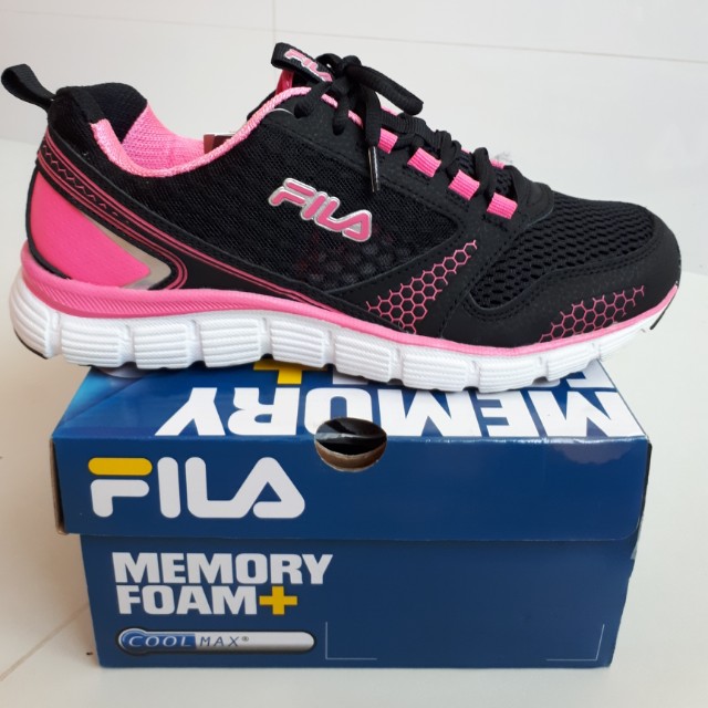 fila memory foam coolmax running shoes