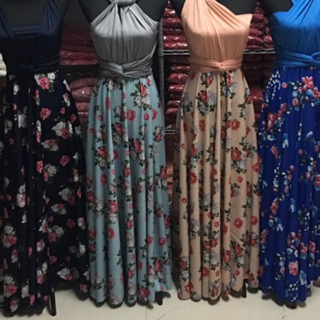 printed infinity dress