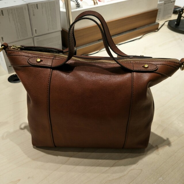 fossil sadie satchel black