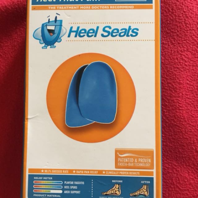 heel seats foot orthotics