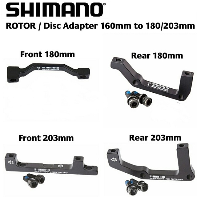 In Stock Adapter Disc Brake Adaptor 160mm to 180mm 203mm With 2 Bolts