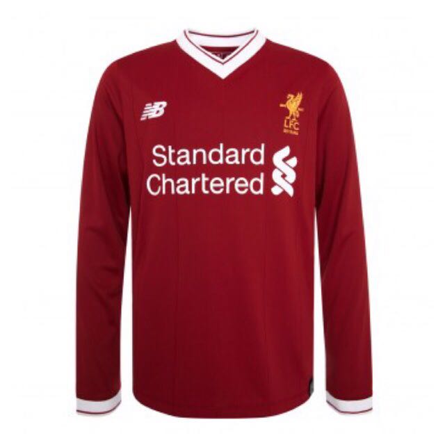liverpool home shirt long sleeve
