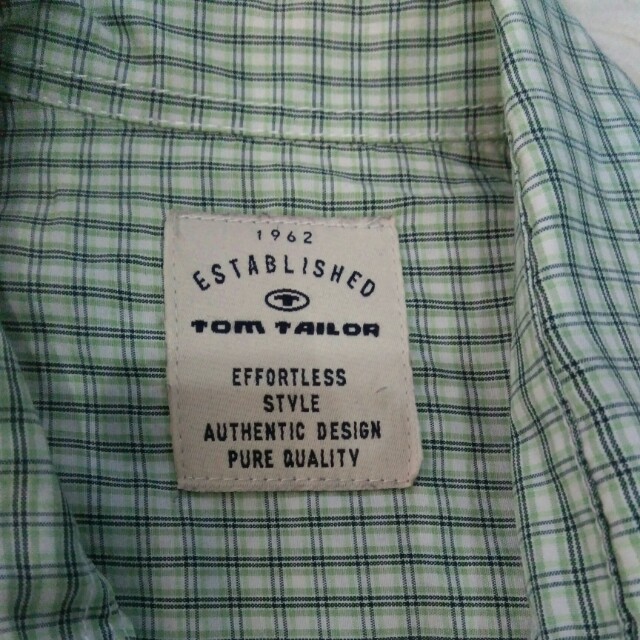 Kemeja kotak kotak Tom Tailor Hijau 