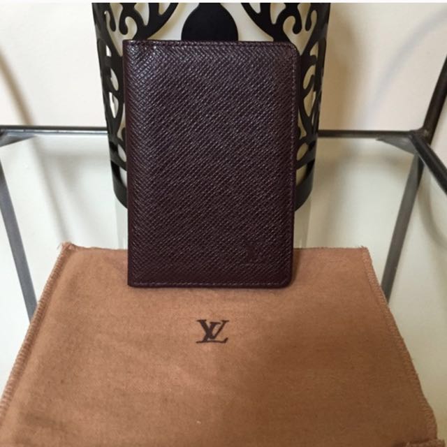 Louis Vuitton Vintage Taiga Leather Pocket Organizer Wallet