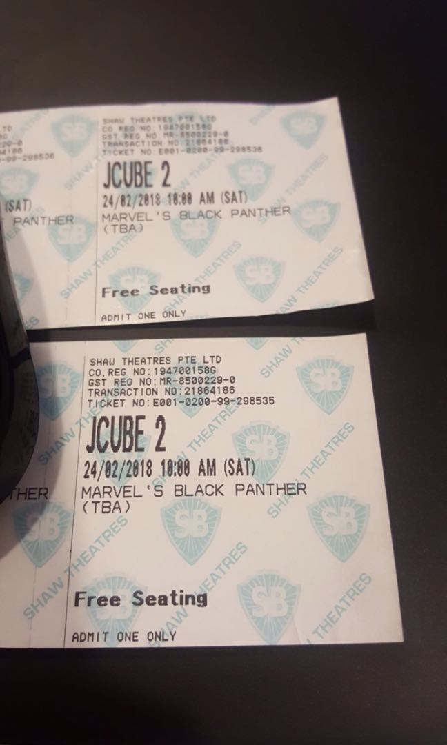Marvel S Black Panther Movie Ticket Shaw Theatre Jcube Entertainment Events Concerts On Carousell Shaw theatres jcube open with 7 screens, including an imax theatre, and bring hollywood blockbusters and quality entertainment right to the doorsteps of residents in the west of singapore. marvel s black panther movie ticket shaw theatre jcube