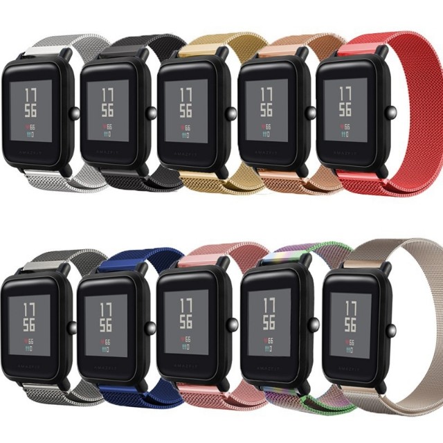 amazfit bip steel strap