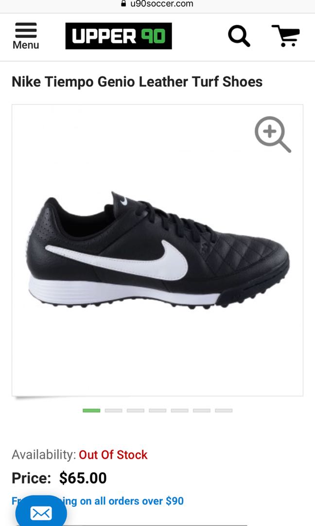Nike Tiempo Genio Leather Turf Shoes, Women's Fashion, Footwear, Boots on  Carousell