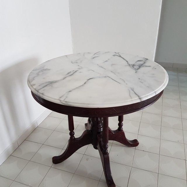 Round Dining Table Marble Top, Round Marble Top Dining Table Singapore