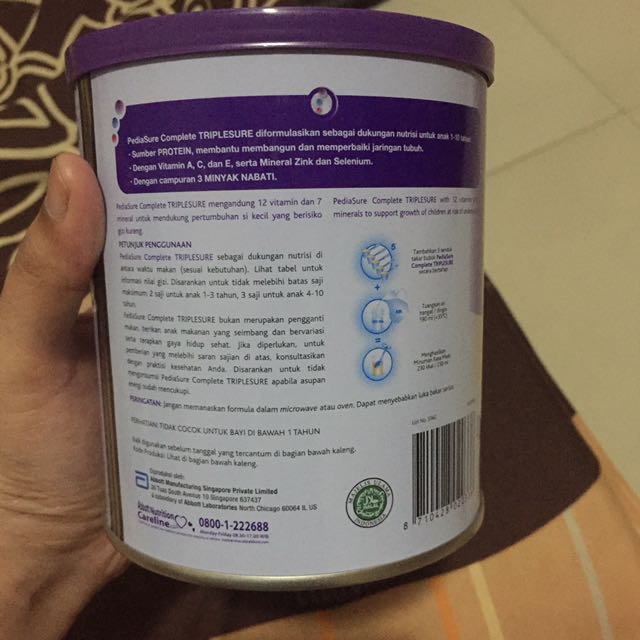 Susu Pediasure Rasa Madu 400gr Babies Kids Nursing Feeding