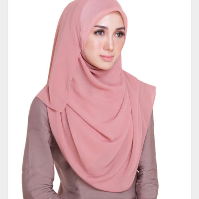 Tudung Ruffle Chicnones Bawal Shawl Muslimah Fashion Scarves On Carousell