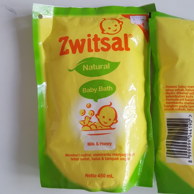 zwitsal baby bath milk & honey