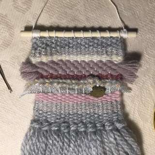 Clara -mini weave for baby girl crib decor
