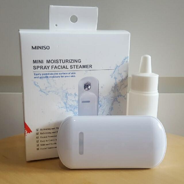 Miniso outlet facial steamer