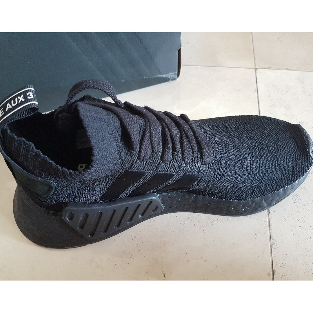 sikkerhed Uplifted Fern Adidas NMD R2 Triple Black US 6, Women's Fashion, Footwear, Sneakers on  Carousell