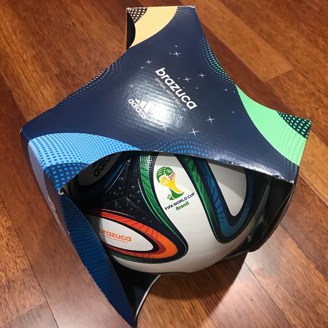 Adidas Brazuca Official Match Ball 2014 World Cup, Sports Equipment, Sports  & Games, Racket & Ball Sports on Carousell