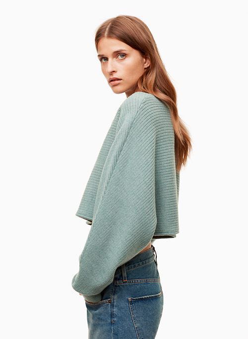 Aritzia Wilfred Free Lolan cropped sweater Women s Fashion