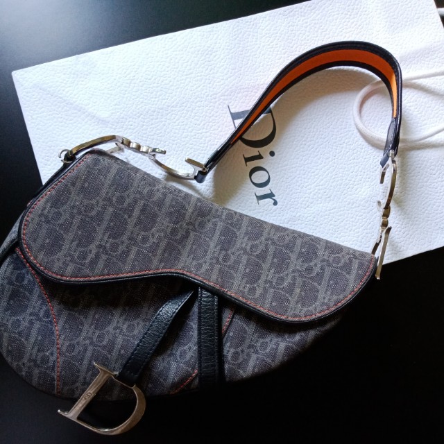 preloved dior saddle bag