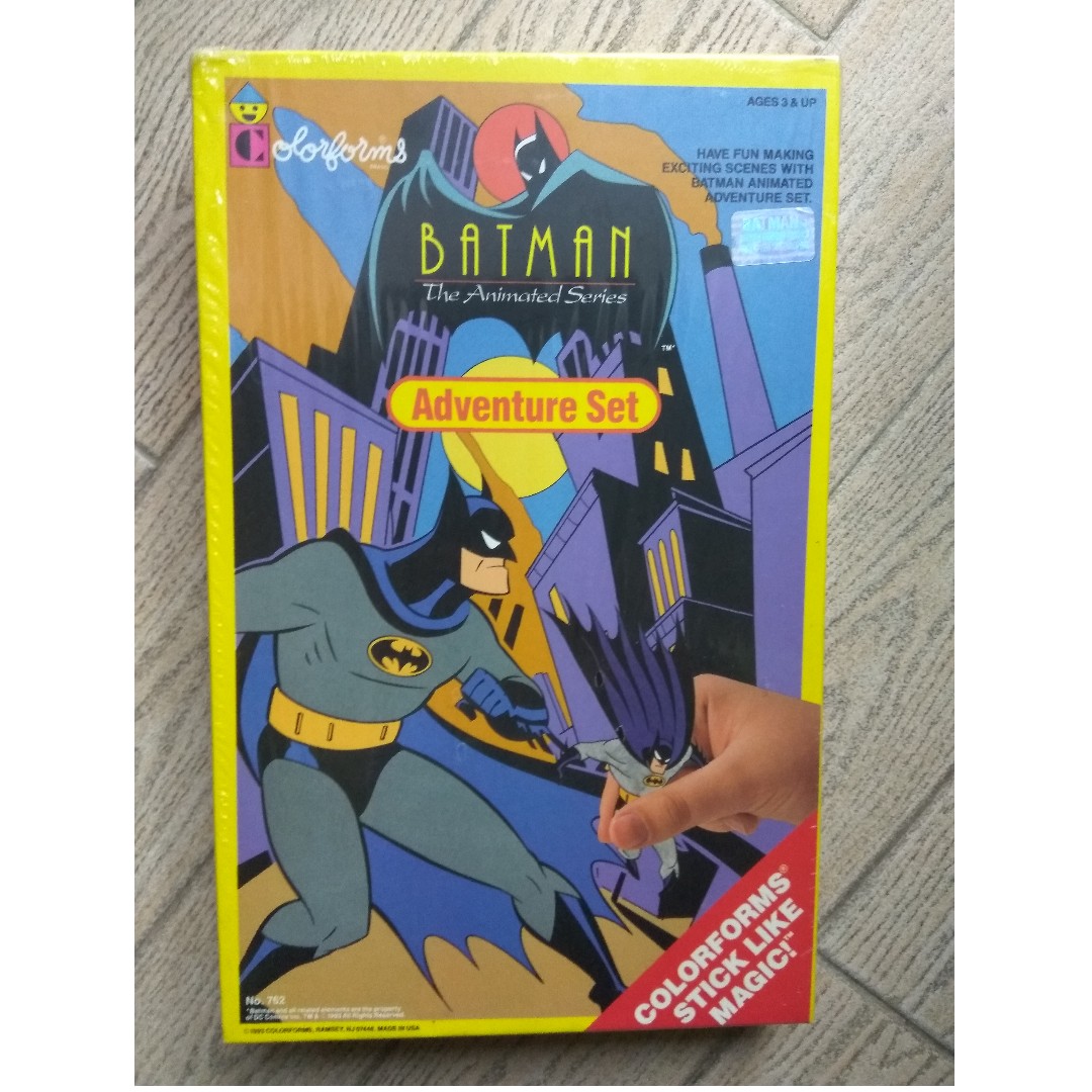 1993 Colorforms Batman The Animated Series Adventure Set (1A)